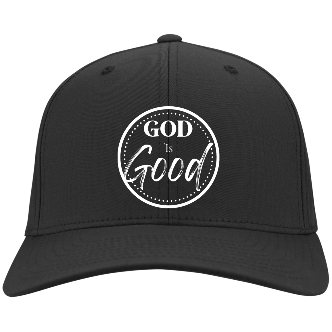 God is Good Embroidered Twill Cap
