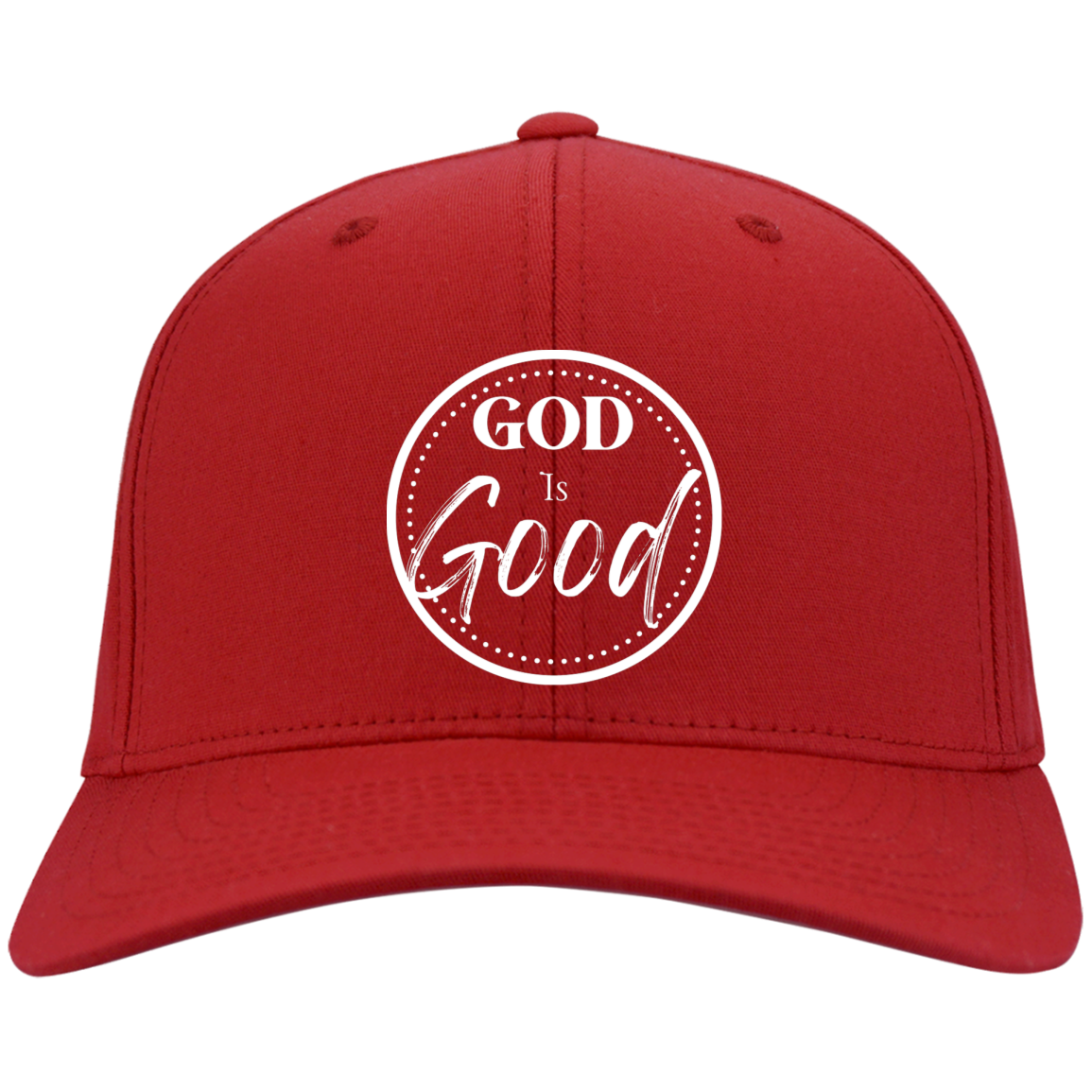 God is Good Embroidered Twill Cap