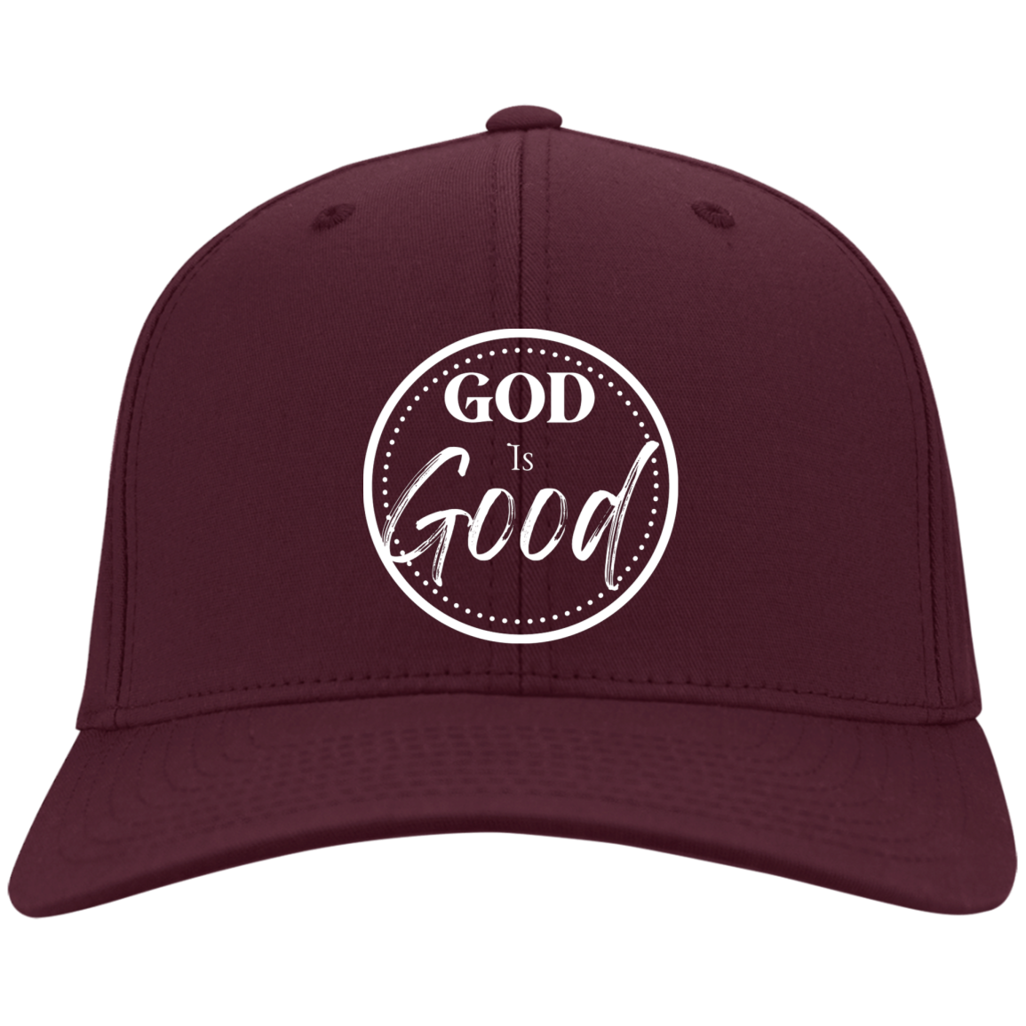 God is Good Embroidered Twill Cap