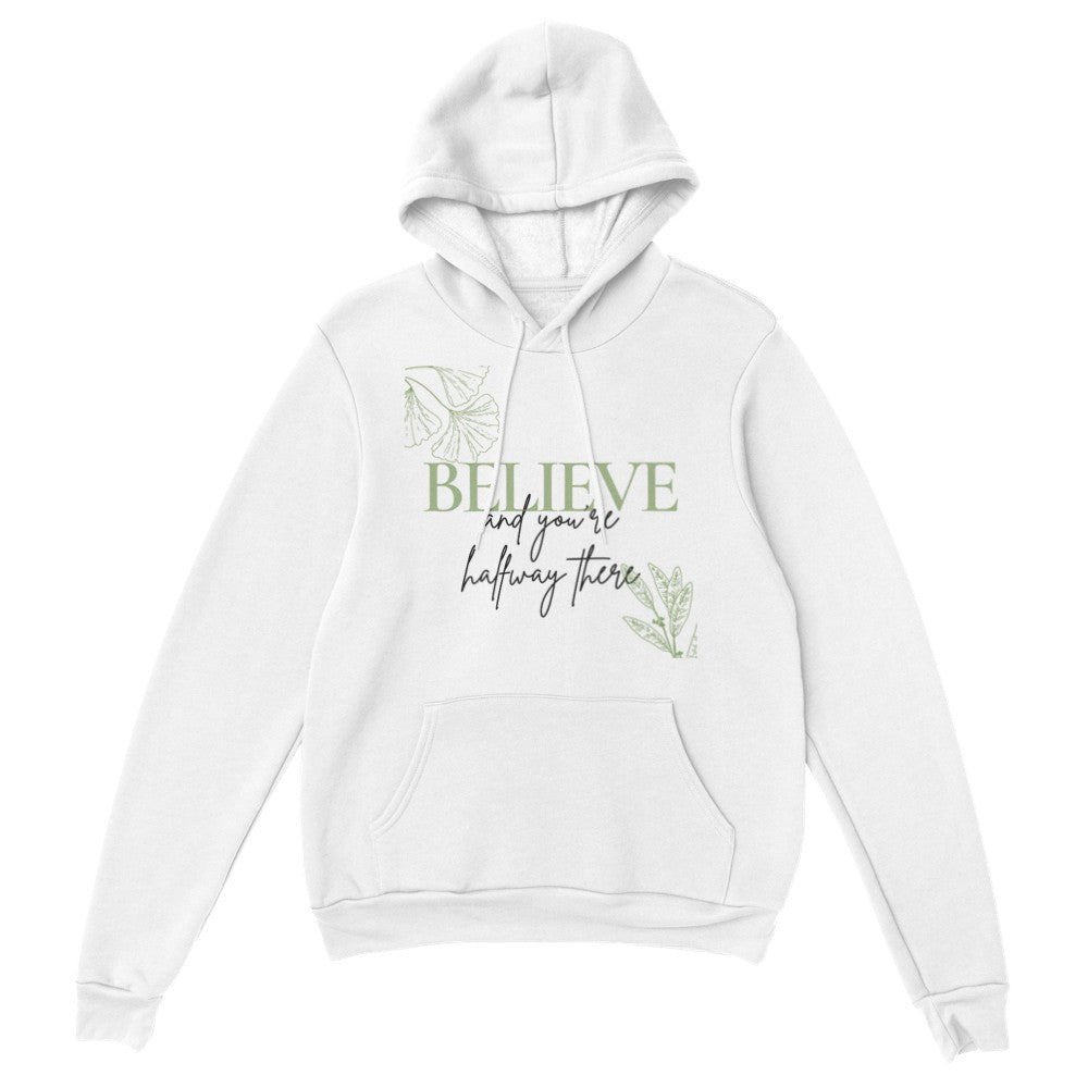 Believe W/ Black Lettering Classic Unisex Pullover Hoodie