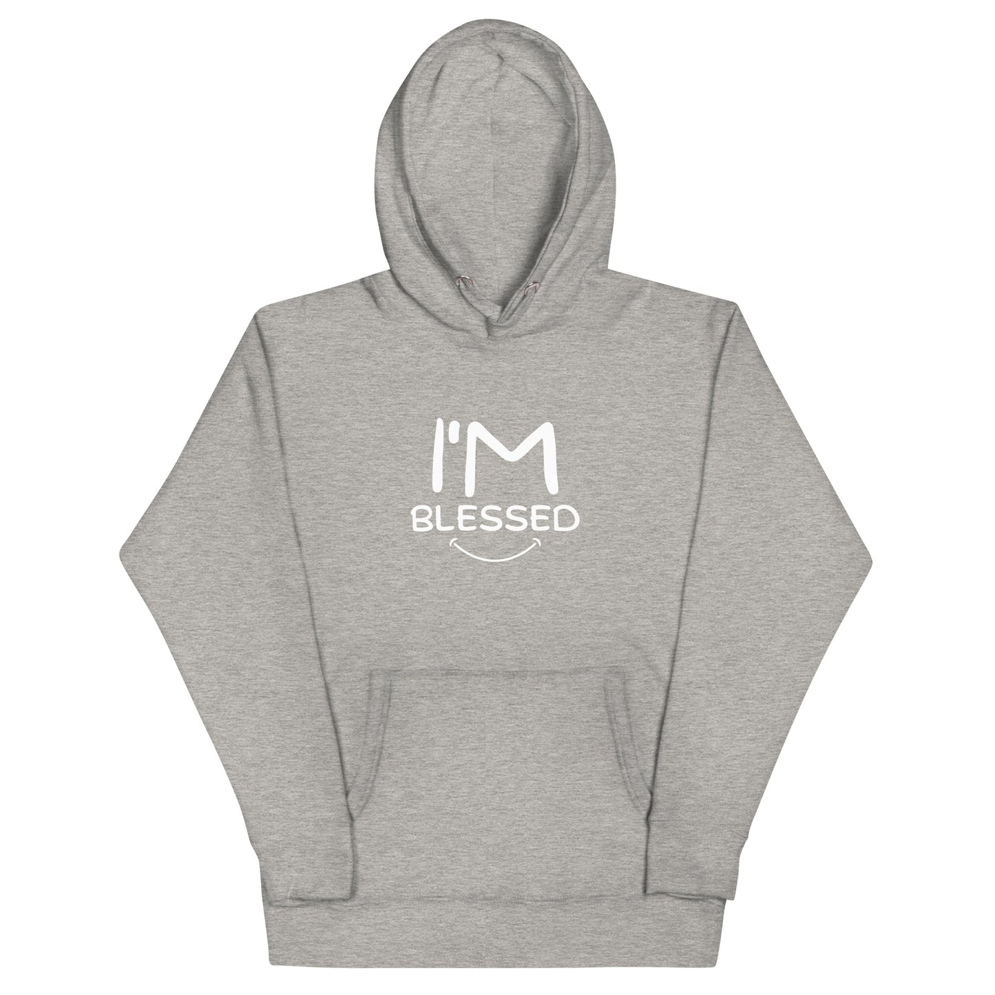 I'm Blessed White Font Unisex Hoodie