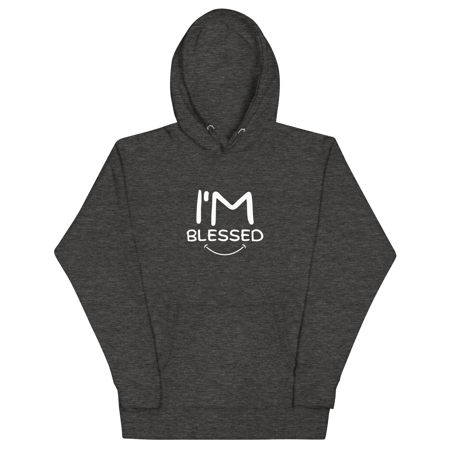I'm Blessed White Font Unisex Hoodie