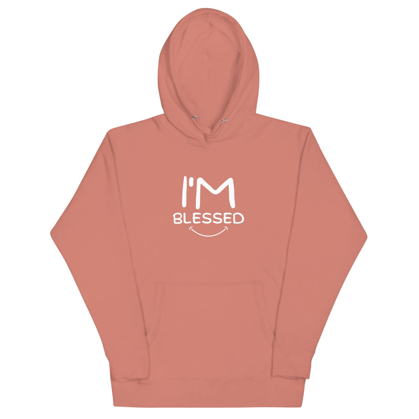 I'm Blessed White Font Unisex Hoodie