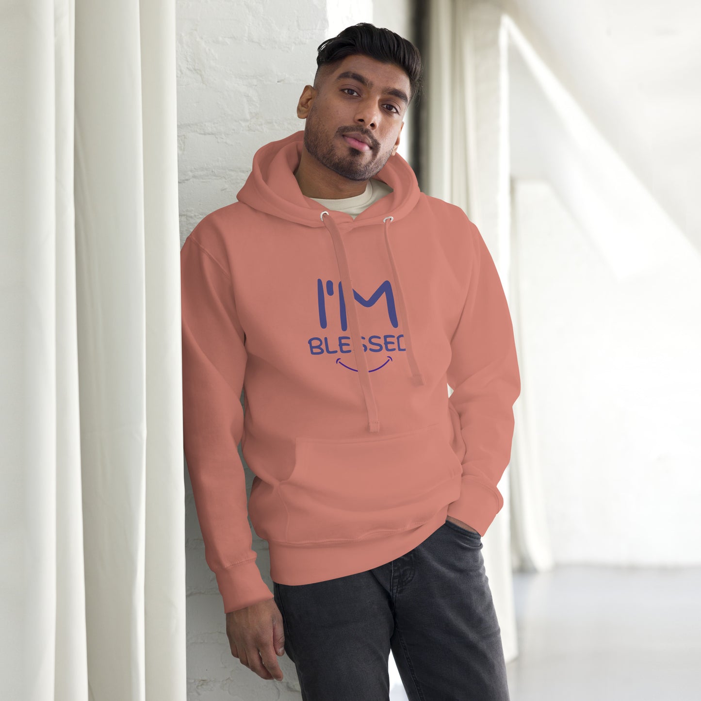 I'm Blessed Purple Font Unisex Hoodie