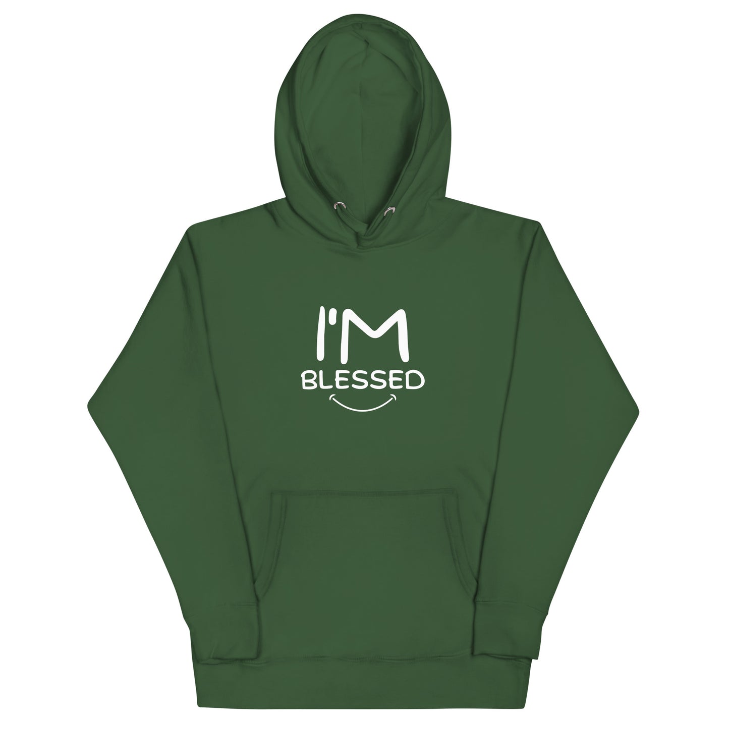 I'm Blessed White Font Unisex Hoodie