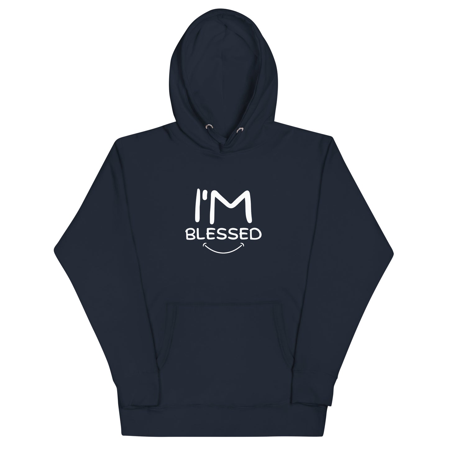 I'm Blessed White Font Unisex Hoodie