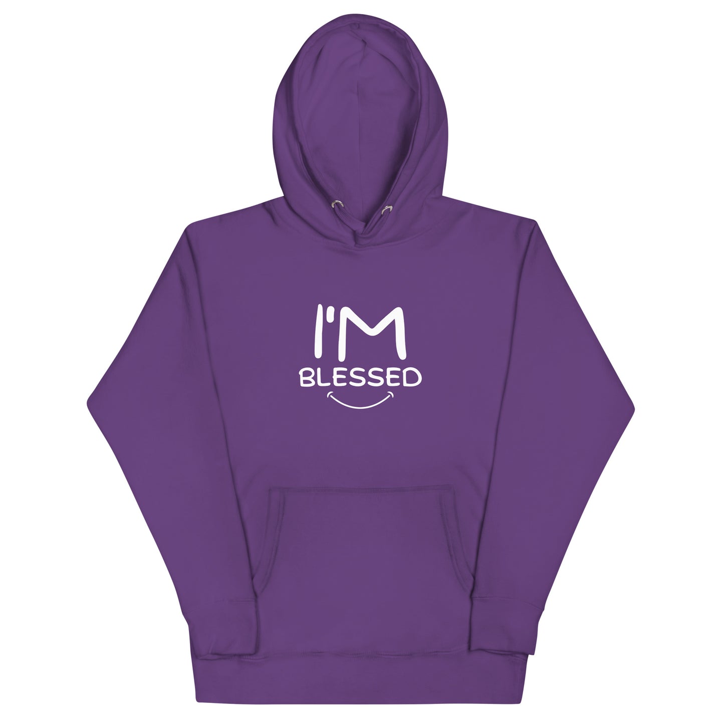 I'm Blessed White Font Unisex Hoodie