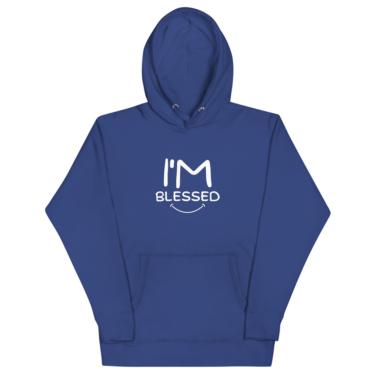 I'm Blessed White Font Unisex Hoodie