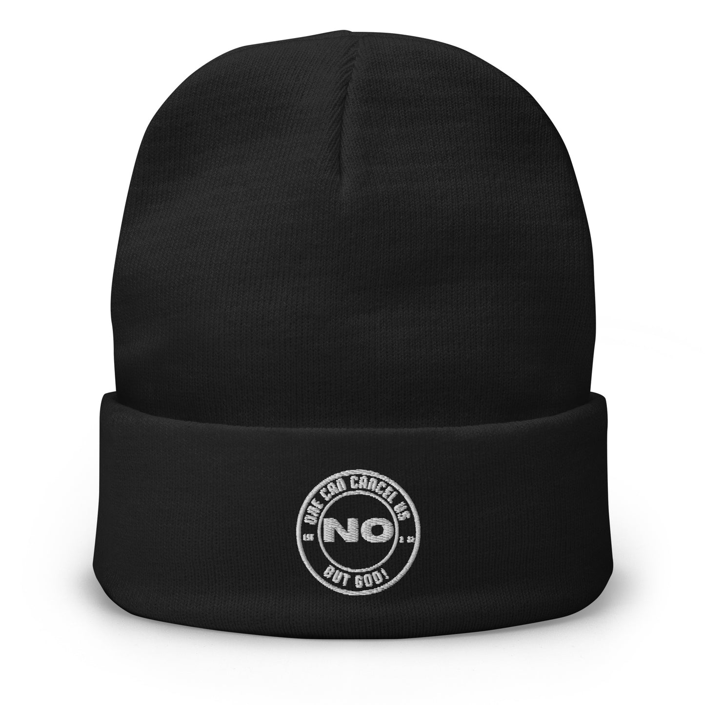 No One Embroidered Beanie