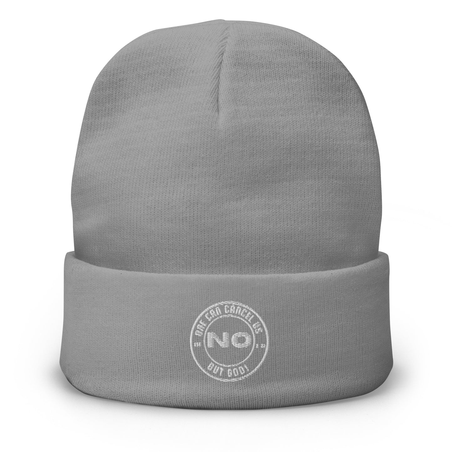 No One Embroidered Beanie