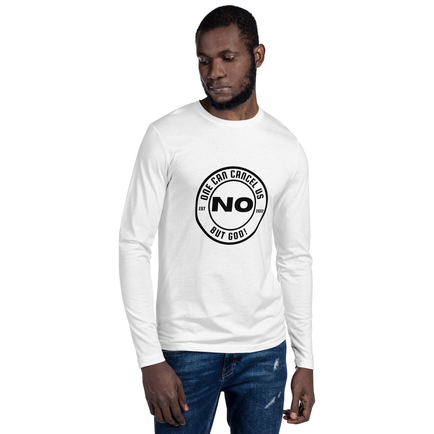 No One Long Sleeve Fitted Crew