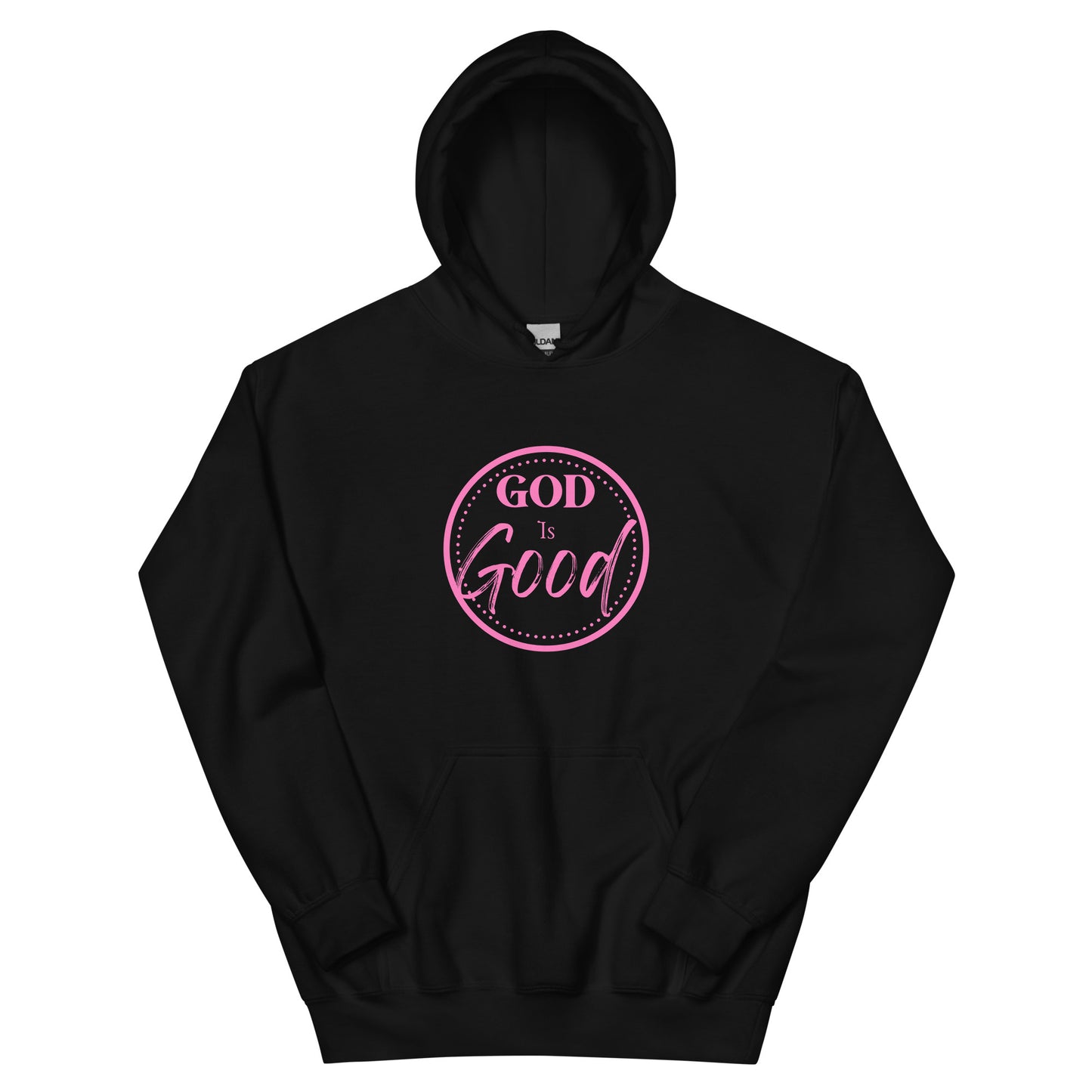 God is Good Pink Logo Unisex Hoodie