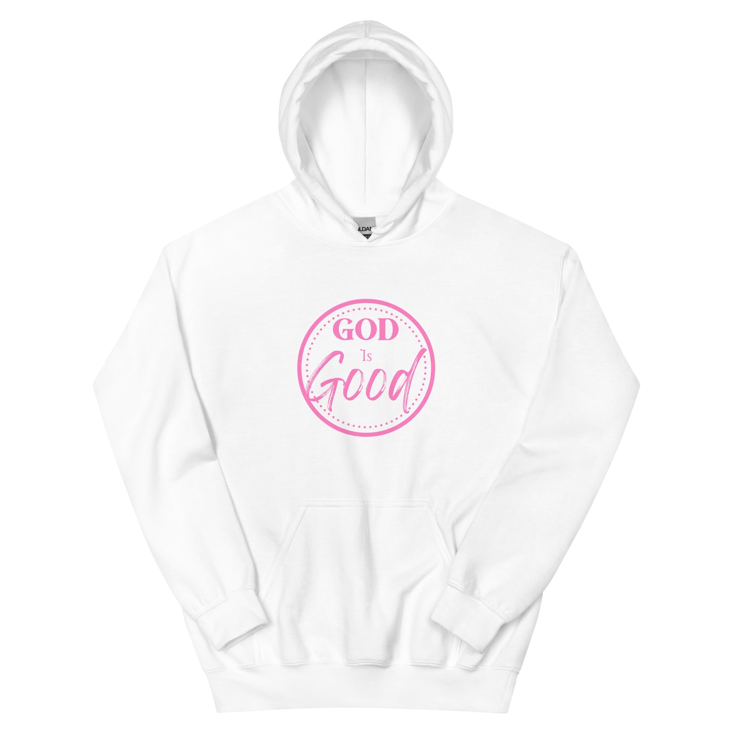 God is Good Pink Logo Unisex Hoodie